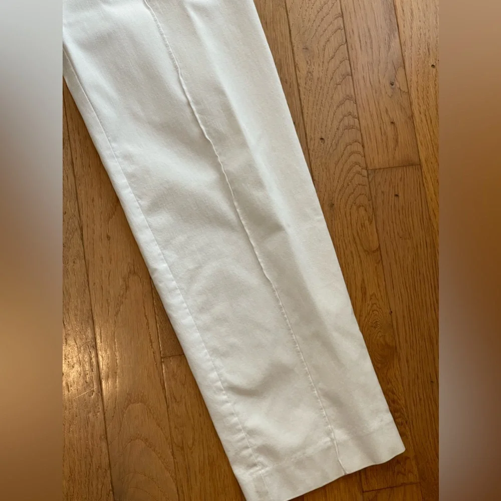 Briggs ladies full stretch white pull on/zip dress pants size 14-5‎ pocket/slash - Picture 6 of 12